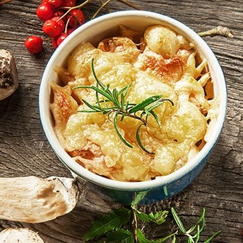 Recettes de julienne de poulet et champignons à la crème sure