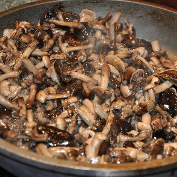 Farce au miel et aux champignons pour tartes, pancakes et vareniki