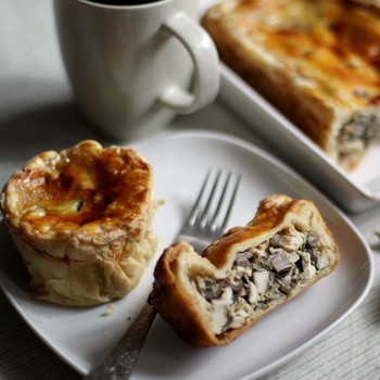 Tartes à la viande et aux champignons: recettes de plats copieux