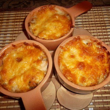 Copieuses recettes de julienne avec pommes de terre et champignons