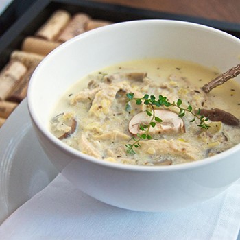 Recettes de soupes aux champignons porcini