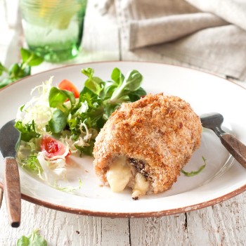 Poitrine appétissante aux cèpes