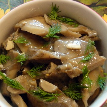 Cuisson des champignons blancs
