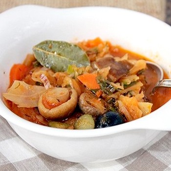 Méli-mélo de légumes aux champignons