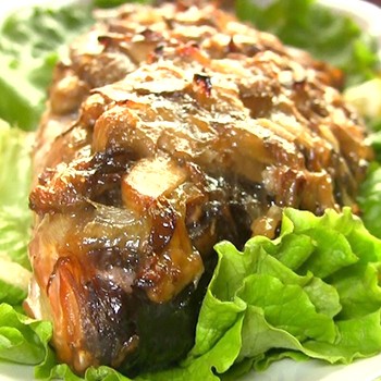 Plats de poisson et de champignons