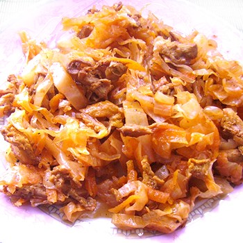 Chou aux girolles pour l'hiver et pour tous les jours