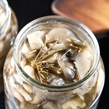 Savoureux bûches de rangées pour l'hiver