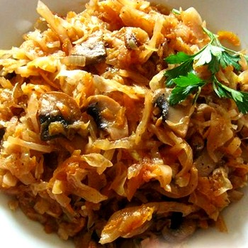 Champignons au chou: recettes maison