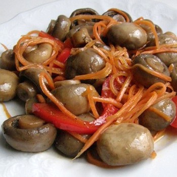 Champignons à la coréenne pour l'hiver et pour tous les jours