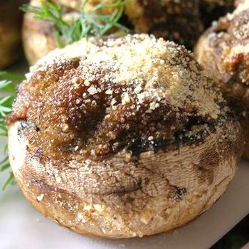 Champignons au four farcis au four: Recettes populaires