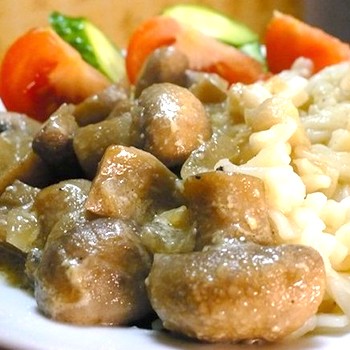 Comment faire cuire des champignons avec de la crème