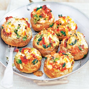 Champignons farcis: recettes de collations