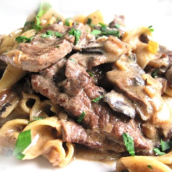 Recettes pour la cuisson de la viande avec des champignons en sauce