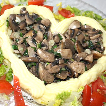 Purée de pommes de terre aux champignons: recettes étape par étape