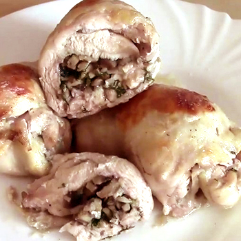 Champignons aux cuisses de poulet