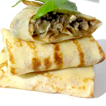 Délicieux plats de champignons salés